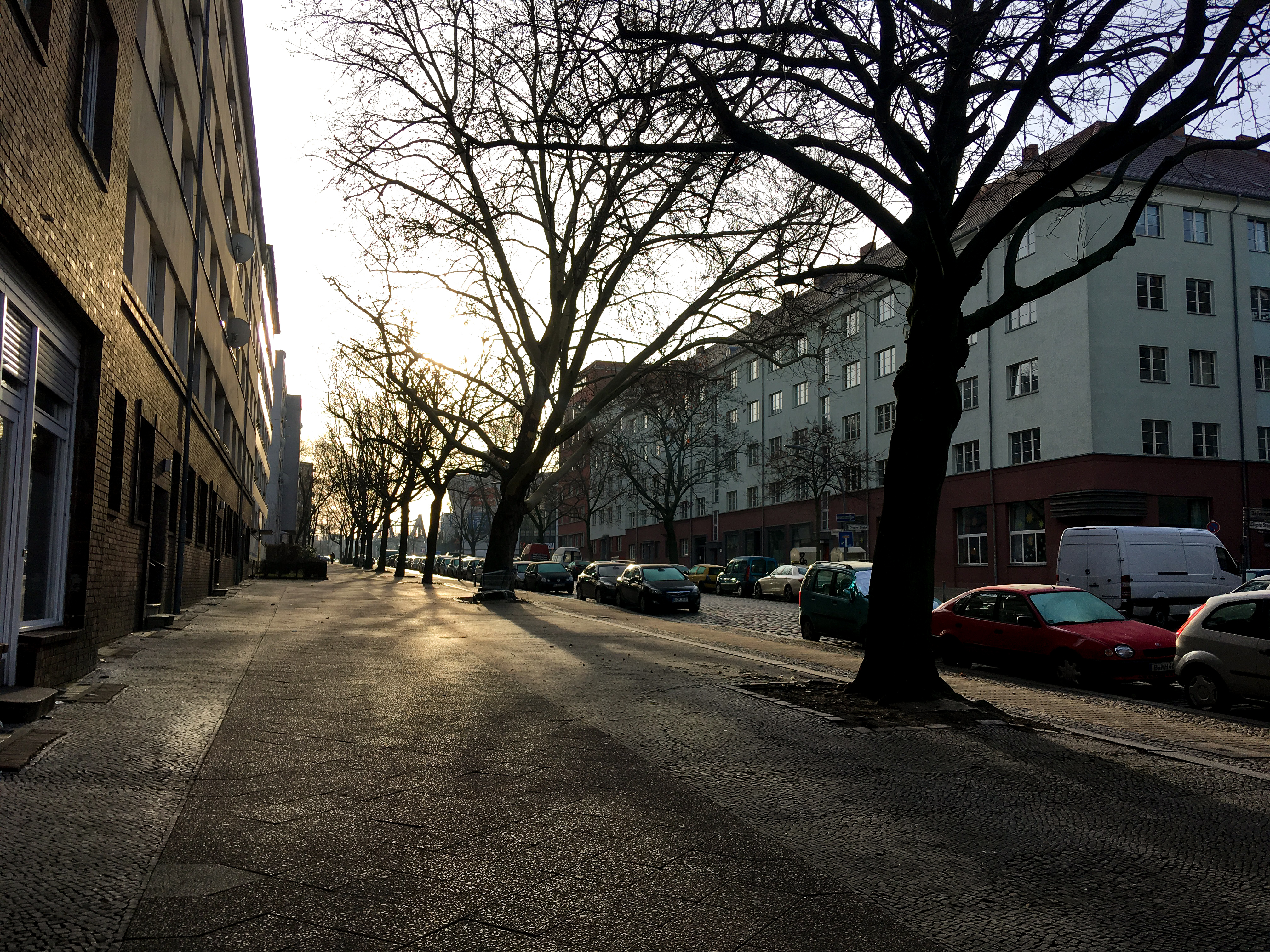 Streets of Berlin in the morning 