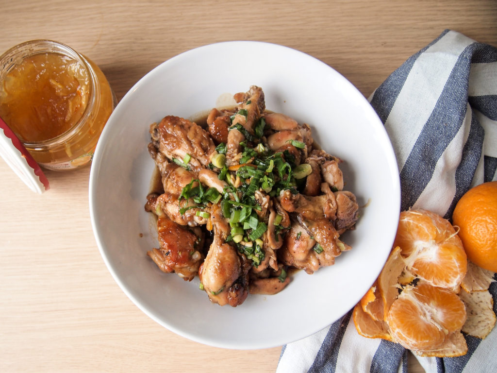 Asian marmalade chicken wings