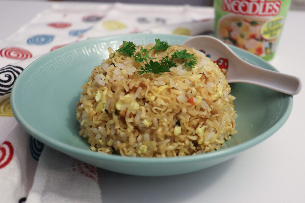 Cup Noodle Fried Rice Easy and Tasty! wanderingtanuki