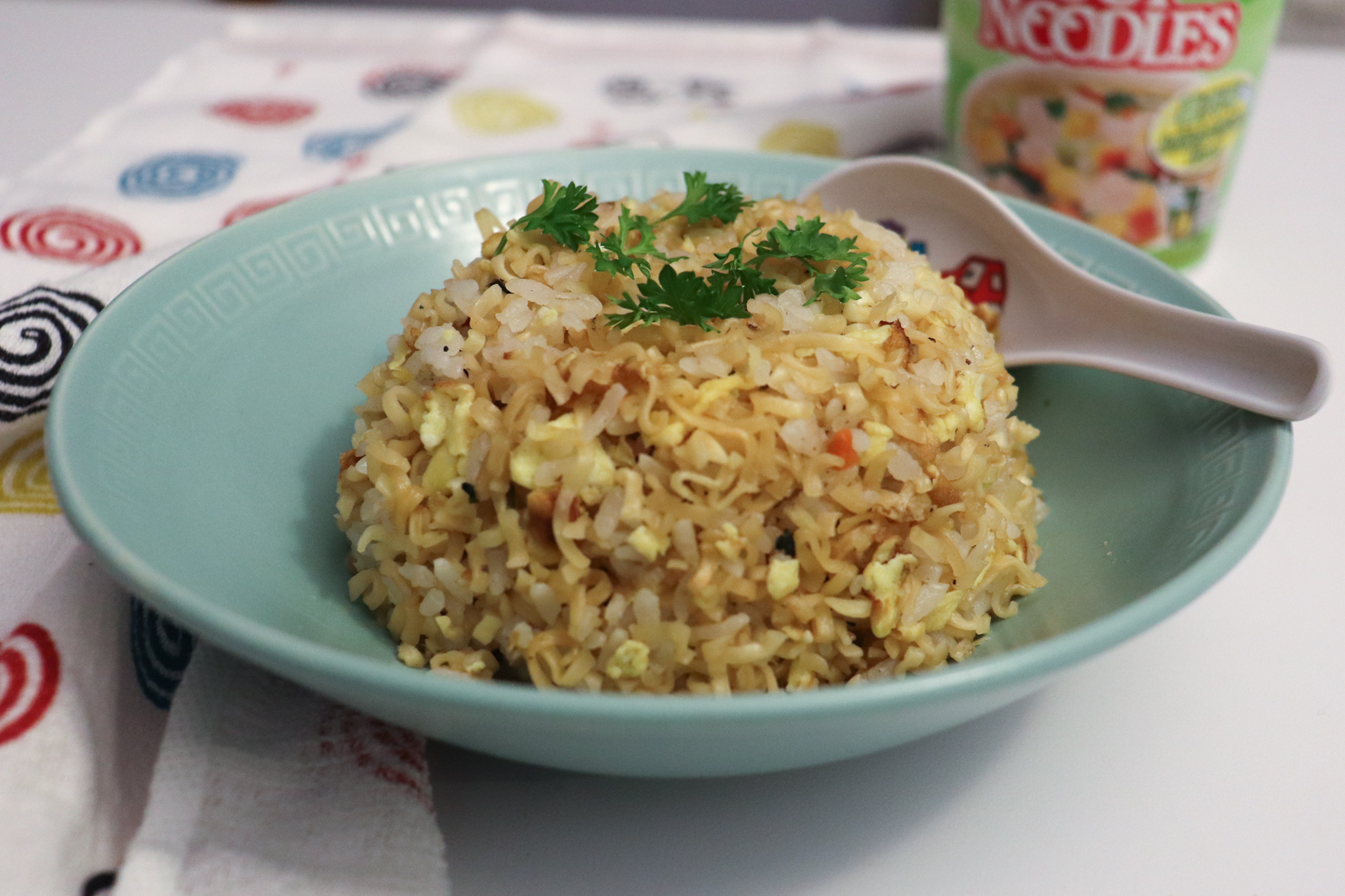 Cup Noodle Fried Rice: Easy and Tasty! ~ wanderingtanuki
