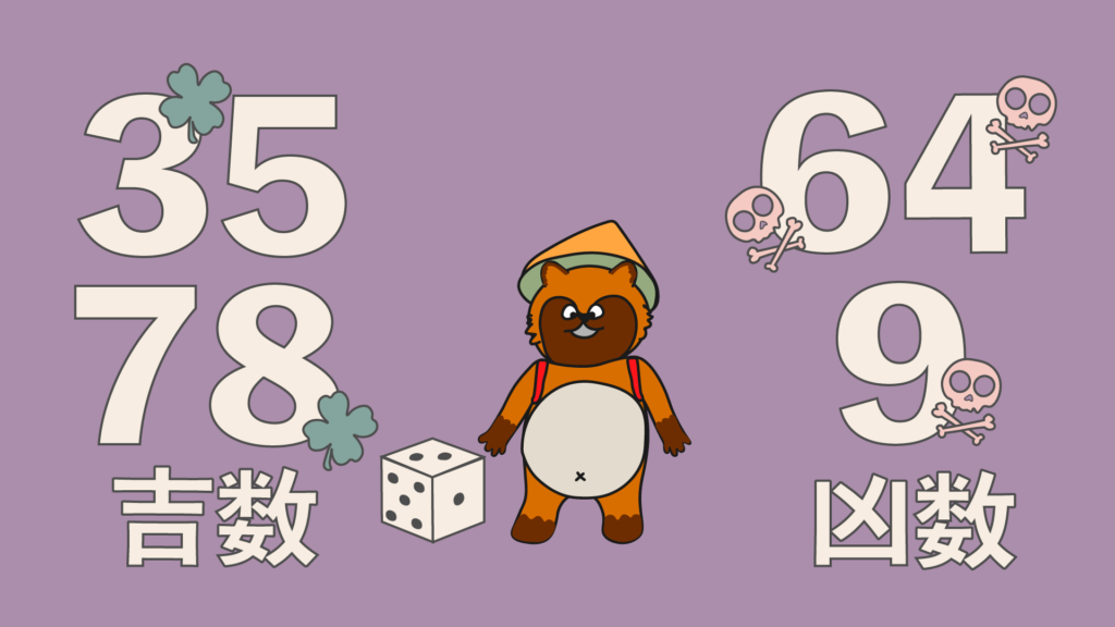 unlucky and lucky numbers in Japan