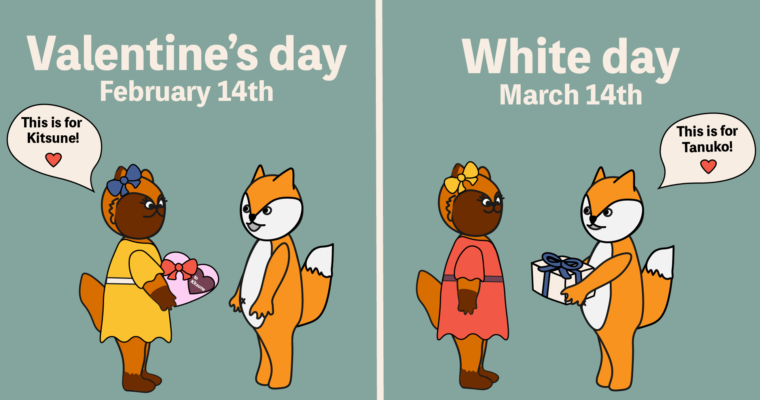 Valentine’s day and White day in Japan